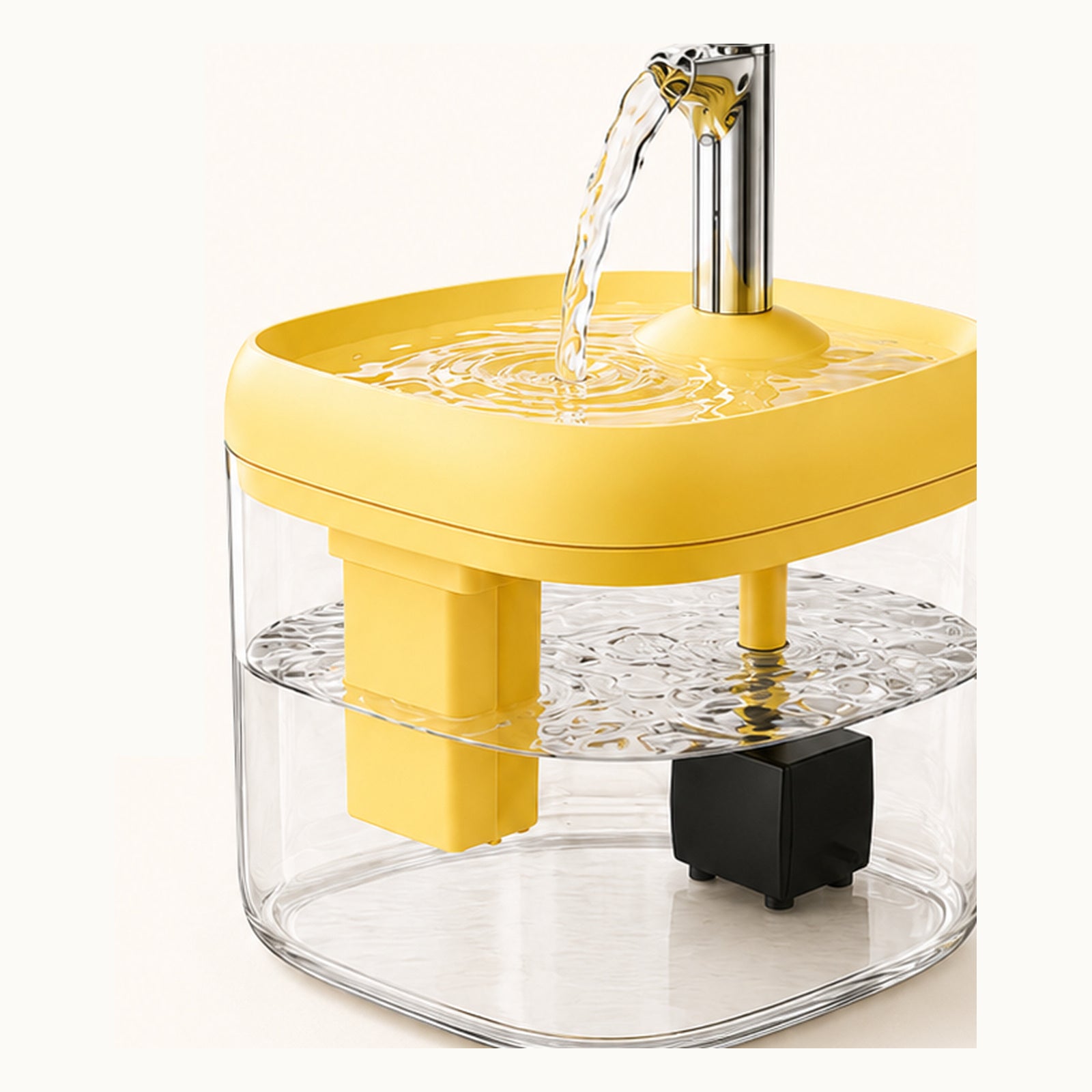 PureFlow 1.5L Cat Water Fountain - Quiet Filtered Drinking Station