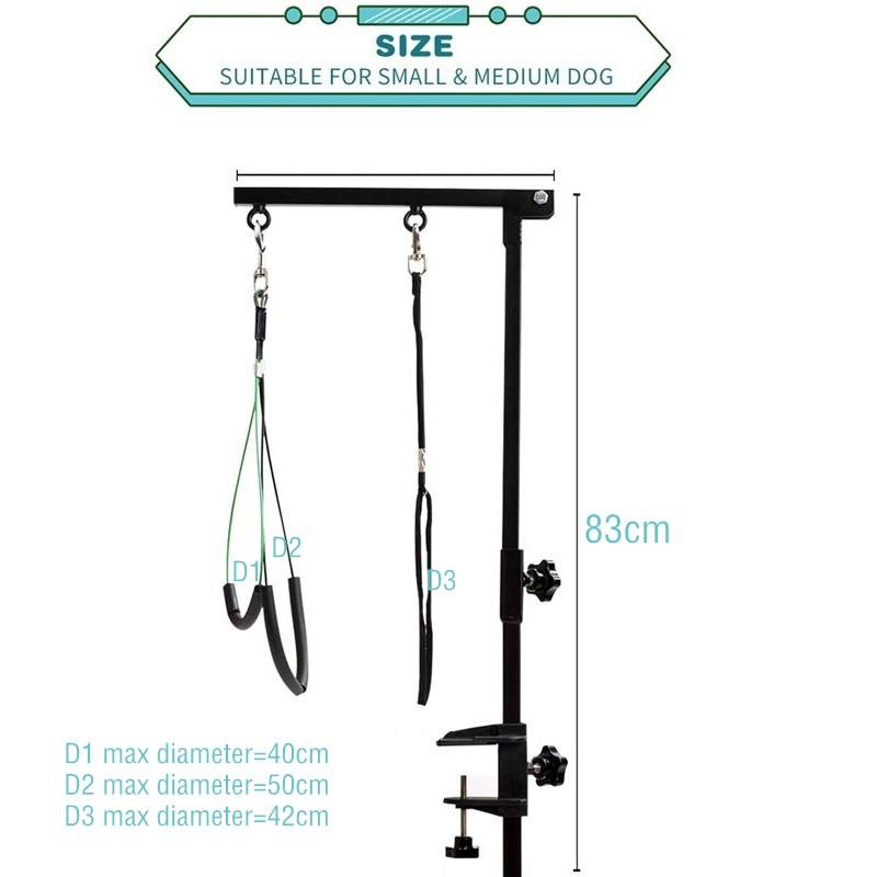 Pet Grooming Restraint Loop & Noose Set — Adjustable Dual-Loop Safety Harness for Grooming Tables | The Studio Anchor by PetGroomLab